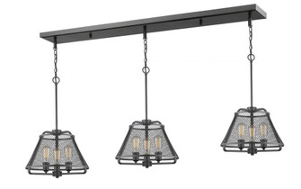 9 Light Linear Chandelier (276|451-16-3BRZ)