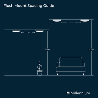 2-Light Flushmount Ceiling Light Rubbed Bronze (670|5228-RBZ)