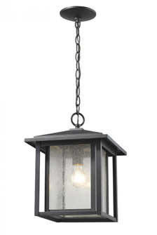 1 Light Outdoor Chain Mount Ceiling Fixture (276|554CHB-BK)
