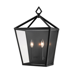 Arnold 2-Light Outdoor Wall Sconce Powder Coated Black (670|2532-PBK)