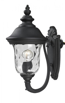 1 Light Outdoor Wall Light (276|533S-BK)