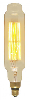 60 Watt T24 Incandescent vintage style; Amber; 2000 Average rated hours; Medium Base; 120 Volt (27|S2430)