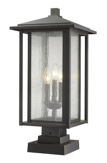 3 Light Outdoor Pier Mounted Fixture (276|554PHXLS-SQPM-ORB)