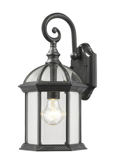 1 Light Outdoor Wall Light (276|563M-BK)
