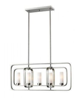 5 Light Linear Chandelier (276|6000-5L-BN)