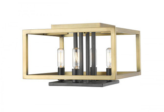 4 Light Flush Mount (276|456F-OBR-BRZ)