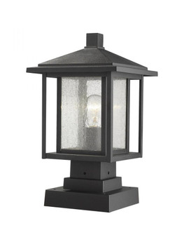 1 Light Outdoor Pier Mounted Fixture (276|554PHMS-SQPM-BK)