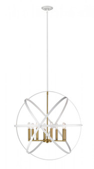 8 Light Chandelier (276|463-30HWH-OBR)