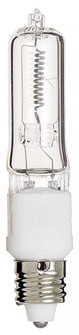 50 Watt; Halogen; T4; Clear; 2000 Average rated hours; 750 Lumens; Mini Candelabra base; 120 Volt (27|S3162)