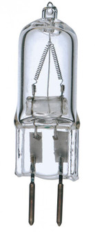 35 Watt; Halogen; T4; Clear; 2000 Average rated hours; 380 Lumens; Bi Pin GY6.35 base; 120 Volt (27|S3164)