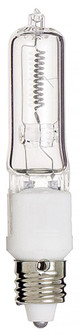 500 Watt; Halogen; T4; Clear; 2000 Average rated hours; 8500 Lumens; Mini Candelabra base; 120 Volt (27|S3181)