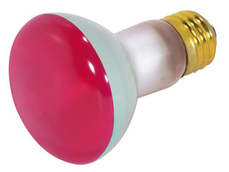 50 Watt R20 Incandescent; Red; 2000 Average rated hours; Medium base; 130 Volt (27|S3200)