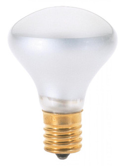 25 Watt R14 Incandescent; Frost; 1500 Average rated hours; 135 Lumens; Intermediate base; 120 Volt (27|S3205)