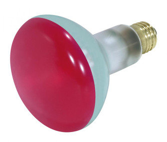 75 Watt BR30 Incandescent; Red; 2000 Average rated hours; Medium base; 130 Volt (27|S3240)