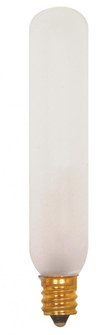 15 Watt T6 Incandescent; Frost; 2500 Average rated hours; 90 Lumens; Candelabra base; 120 Volt (27|S3315)