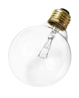 25 Watt G25 Incandescent; Clear; 3000 Average rated hours; 180 Lumens; Medium base; 130 Volt (27|A3647)