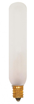 15 Watt T6 Incandescent; Frost; 2500 Average rated hours; 90 Lumens; Candelabra base; 120 Volt; (27|S3715)
