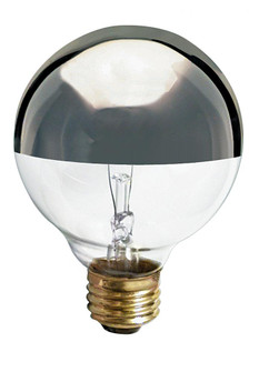 60 Watt G25 Incandescent; Silver Crown; 1500 Average rated hours; 540 Lumens; Medium base; 120 Volt (27|S3862)