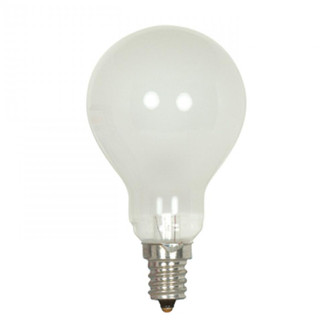 40 Watt A15 Incandescent; Frost; Appliance Lamp; 1000 Average rated hours; 420 Lumens; Candelabra (27|S4161)