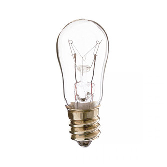 6 Watt S6 Incandescent; Clear; 1500 Average rated hours; 40 Lumens; Candelabra base; 12 Volt (27|S4569)