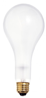 300 Watt PS25 Incandescent; Frost; 5000 Average rated hours; 3600 Lumens; Medium base; 130 Volt (27|S4960)