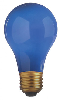 40 Watt A19 Incandescent; Ceramic Blue; 2000 Average rated hours; Medium base; 130 Volt (27|S4981)