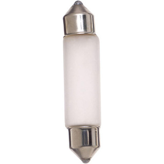 5 Watt miniature; T3 1/4; Frost; 20000 Average rated hours; 50 Lumens; Festoon base; 12 Volt (27|S6989)