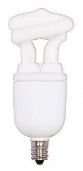 5 Watt; Mini Spiral Compact Fluorescent; 4100K; 82 CRI; Candelabra base; 120 Volt (27|S7265)