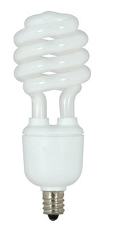 13 Watt; Mini Spiral Compact Fluorescent; 2700K; 82 CRI; Candelabra base; 120 Volt (27|S7364)