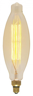 100 Watt BT38 Incandescent vintage style; Amber; 2000 Average rated hours; Medium Base; 120 Volt (27|S2431)