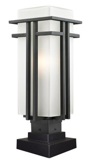 1 Light Outdoor Pier Mounted Fixture (276|549PHB-SQPM-BK)