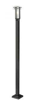 1 Light Outdoor Post Mounted Fixture (276|549PHM-536P-BK)