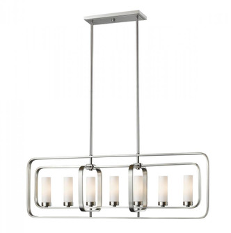 7 Light Linear Chandelier (276|6000-7L-BN)