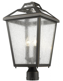 3 Light Outdoor Post Mount Fixture (276|539PHBR-ORB)