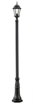 1 Light Outdoor Post Mounted Fixture (276|522PHM-518P-BK)