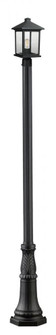 1 Light Outdoor Post Mounted Fixture (276|531PHMR-518P-BK)