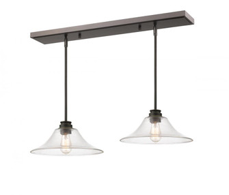 1 Light Linear Chandelier (276|428MP14-2OB)