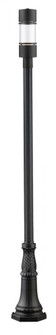 1 Light Outdoor Post Mounted Fixture (276|553PHB-518P-BK-LED)