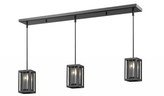 3 Light Linear Chandelier (276|Z6-58MP-C-3BRZ)