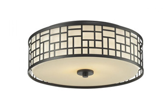 3 Light Flush Mount (276|329F16-BRZ)