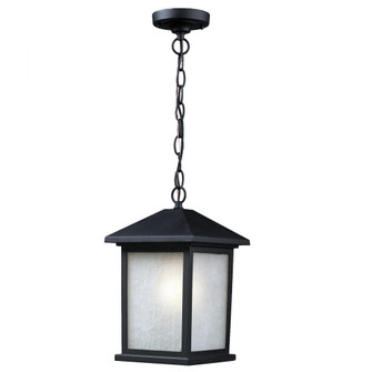 1 Light Outdoor Chain Mount Ceiling Fixture (276|507CHM-BK)