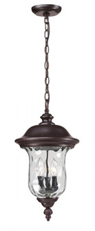 2 Light Outdoor Chain Mount Ceiling Fixture (276|533CHM-RBRZ)