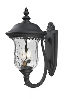 2 Light Outdoor Wall Light (276|533M-BK)