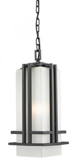1 Light Outdoor Chain Mount Ceiling Fixture (276|549CHB-BK)