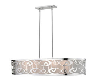 6 Light Linear Chandelier (276|195-45CH)