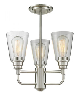 3 Light Semi Flush Mount (276|428SF-BN)