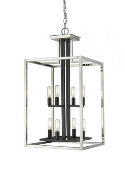 8 Light Chandelier (276|456-8BN-BK)