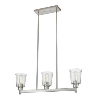 3 Light Linear Chandelier (276|464-3L-BN)