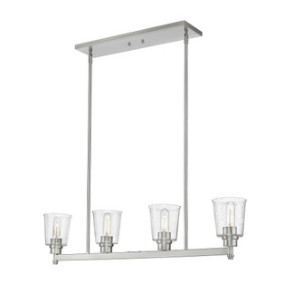 4 Light Linear Chandelier (276|464-4L-BN)