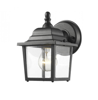 1 Light Outdoor Wall Light (276|546BK)